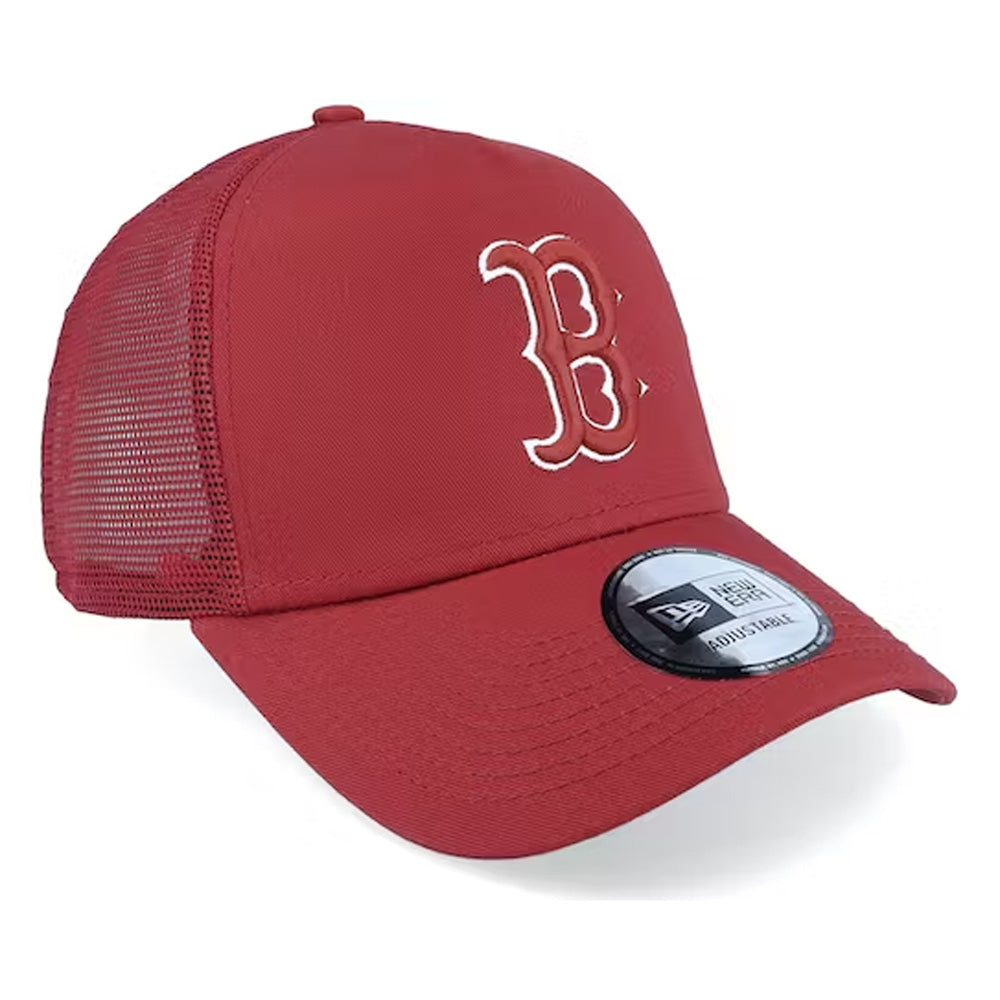 New Era - League Essential Red Sox Trucker Cap - Red
